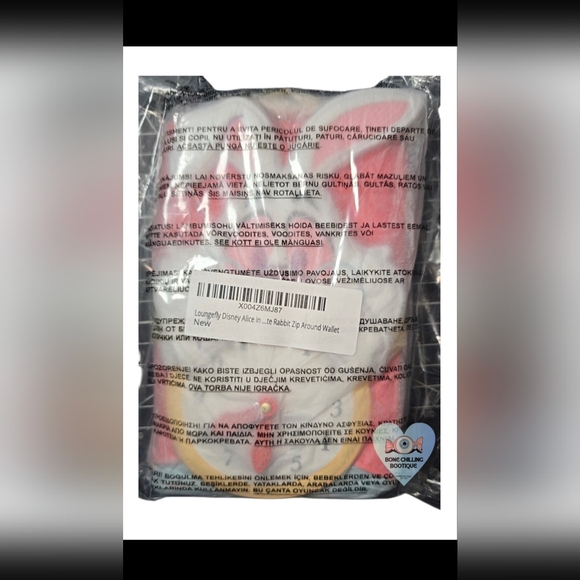 Alice In Wonderland White Rabbit Loungefly Wallet - Picture 5 of 5